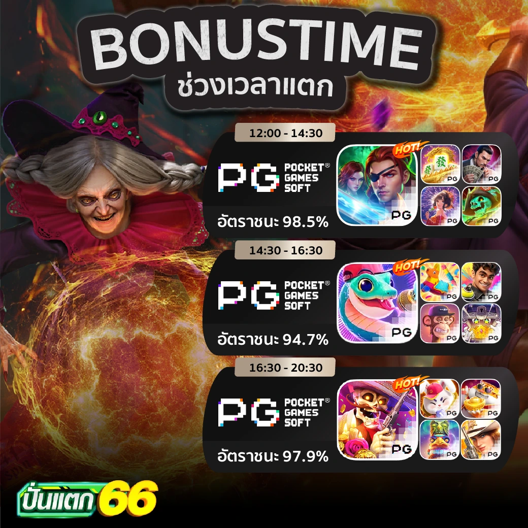 Puntaek66 สล็อตเว็บตรง PG SLOT